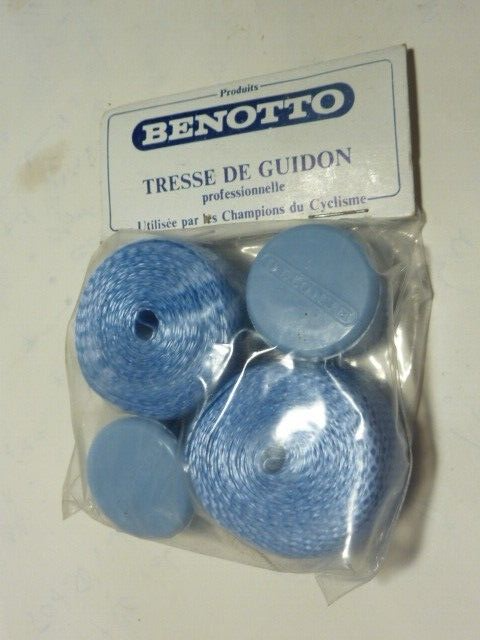 ✨NEU Guidoline BENOTTO Bleu Clair velo Vintage NEUF NOS Handlebar Tape✨