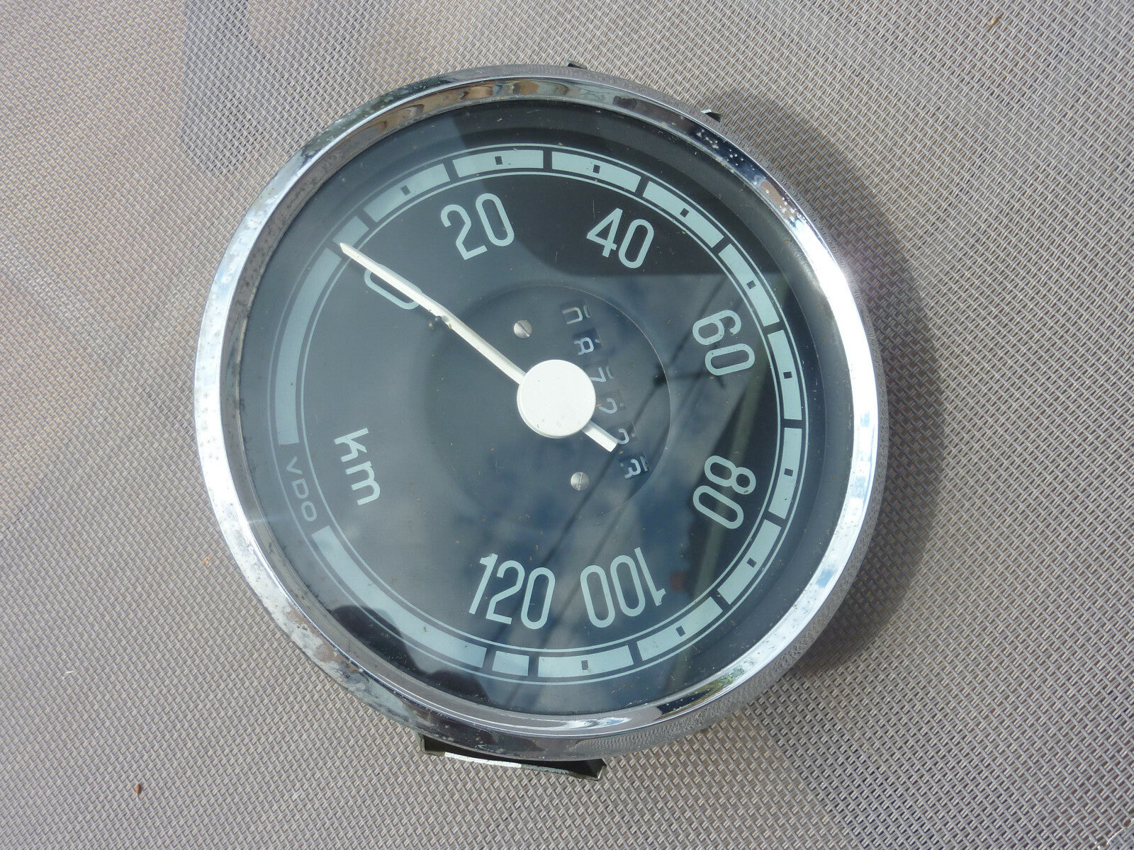 compteur camion truck tachograph VDO 120 km h Ø 145 mm 1971