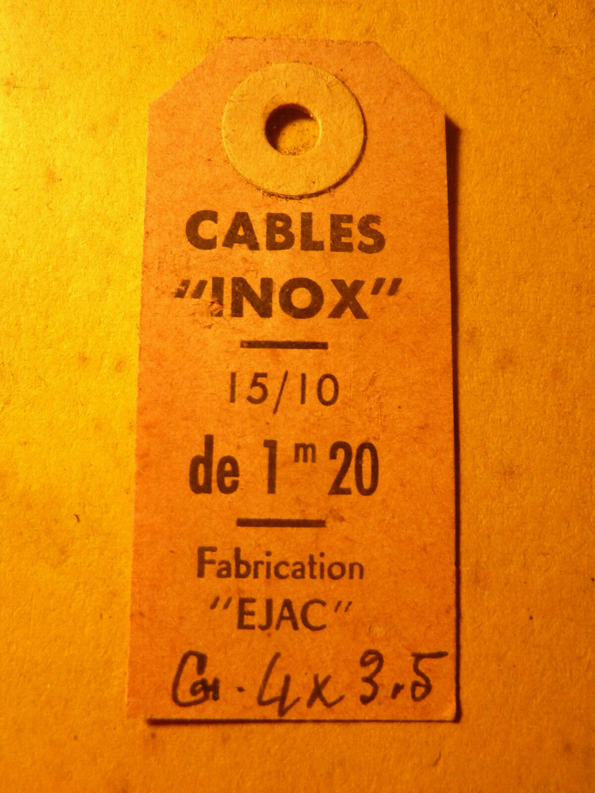 NOS Ejac CÂBLE inox dérailleur 1. 2 M  simplex huret PEUGEOT  MOTOBECAne gitane