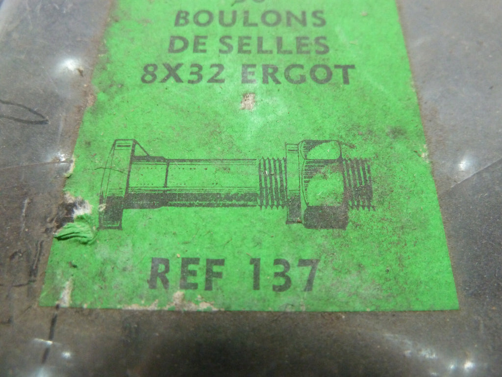 ✨ ALGI SERRAGE SELLE M8 BOULON FIXATION VIS ACIER  VELO VINTAGE CYCLE 8x32✨