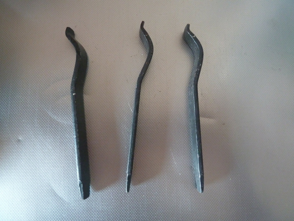 ✨ Lot 3 Démonte Pneus Forgés Cyclomoteur Solex Vélo Vintage Ancien Stock✨