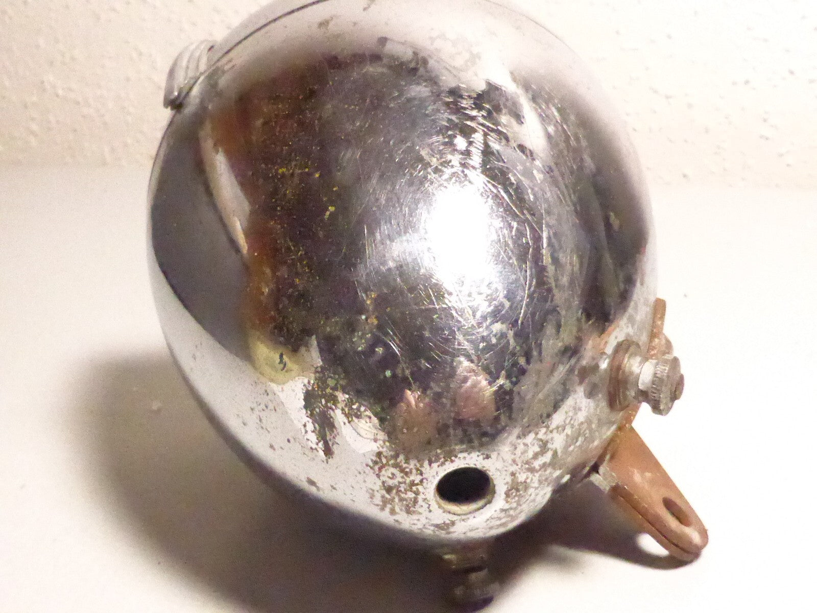 Phare SOUBITEZ Ancien Ø100mm Motobécane Peugeot Vélo Mobylette