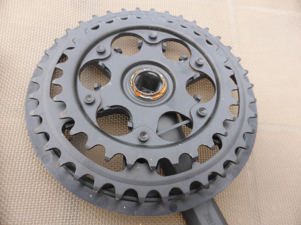 NOS Pédalier THUN NOVA velo vintage 30/38 dents  centre carré  manivelle 150 mm
