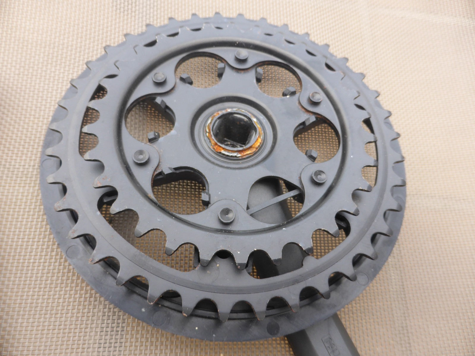 NOS Pédalier THUN NOVA velo vintage 30/38 dents  centre carré  manivelle 150 mm