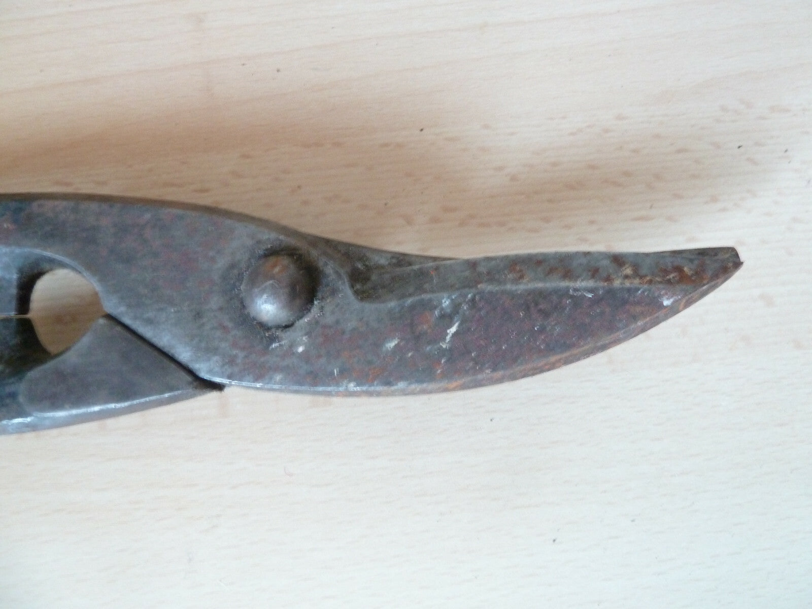 OUTIL ANCIEN cisaille de couvreur pince metal coupante tenaille