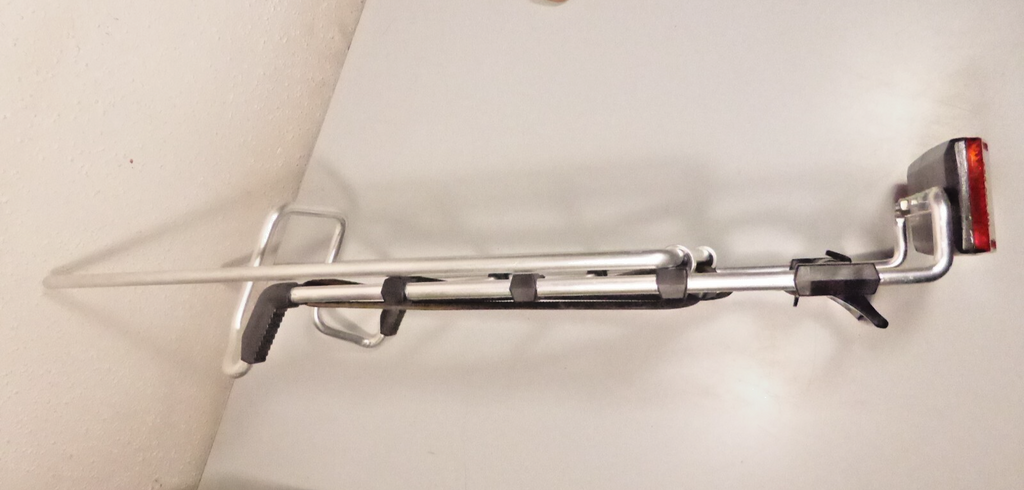 NOS porte bagage arrière en aluminium ESGE velo ancien vintage