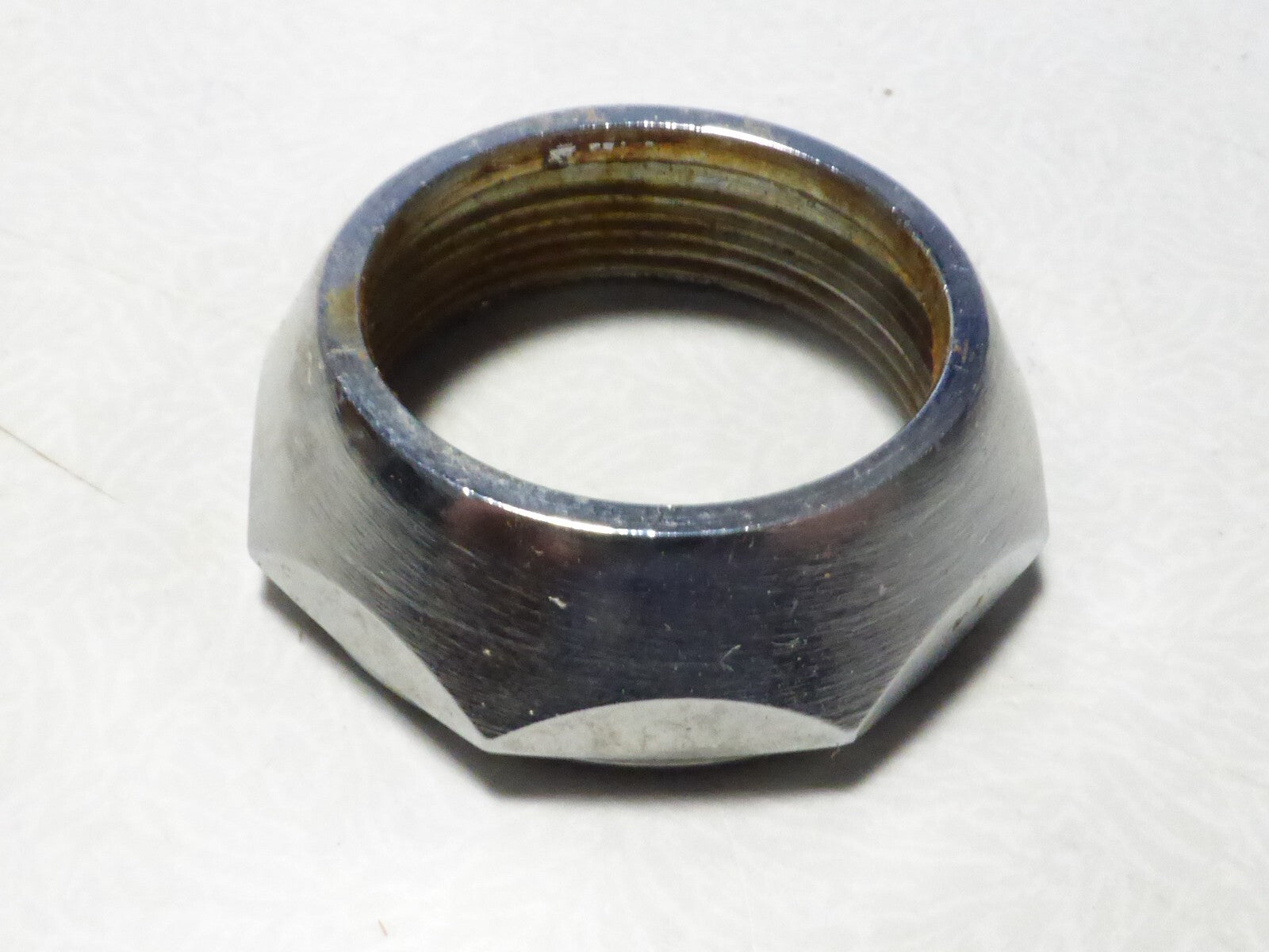 ✨ NOS contre-écrou chromé 1" (25.4 mm) – haut de fourche – vélo vintage ✨