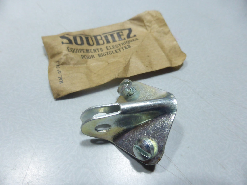 ✨ NOS neu Support attache Phare CIBIÉ SOUBITEZ Vélo Vintage Made in France✨