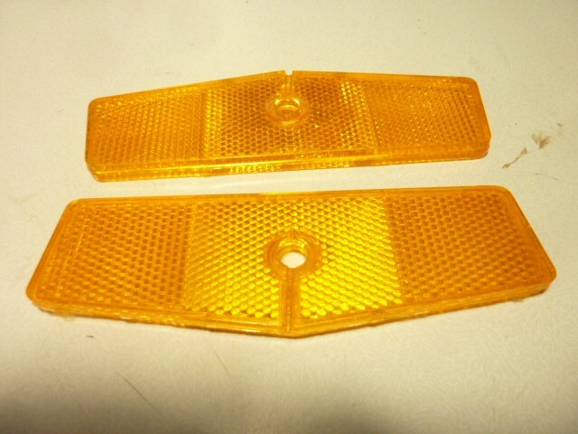 vintage raleigh peugeot touring Bike Brite Eyes TPL 025 reflectors x2 NOS