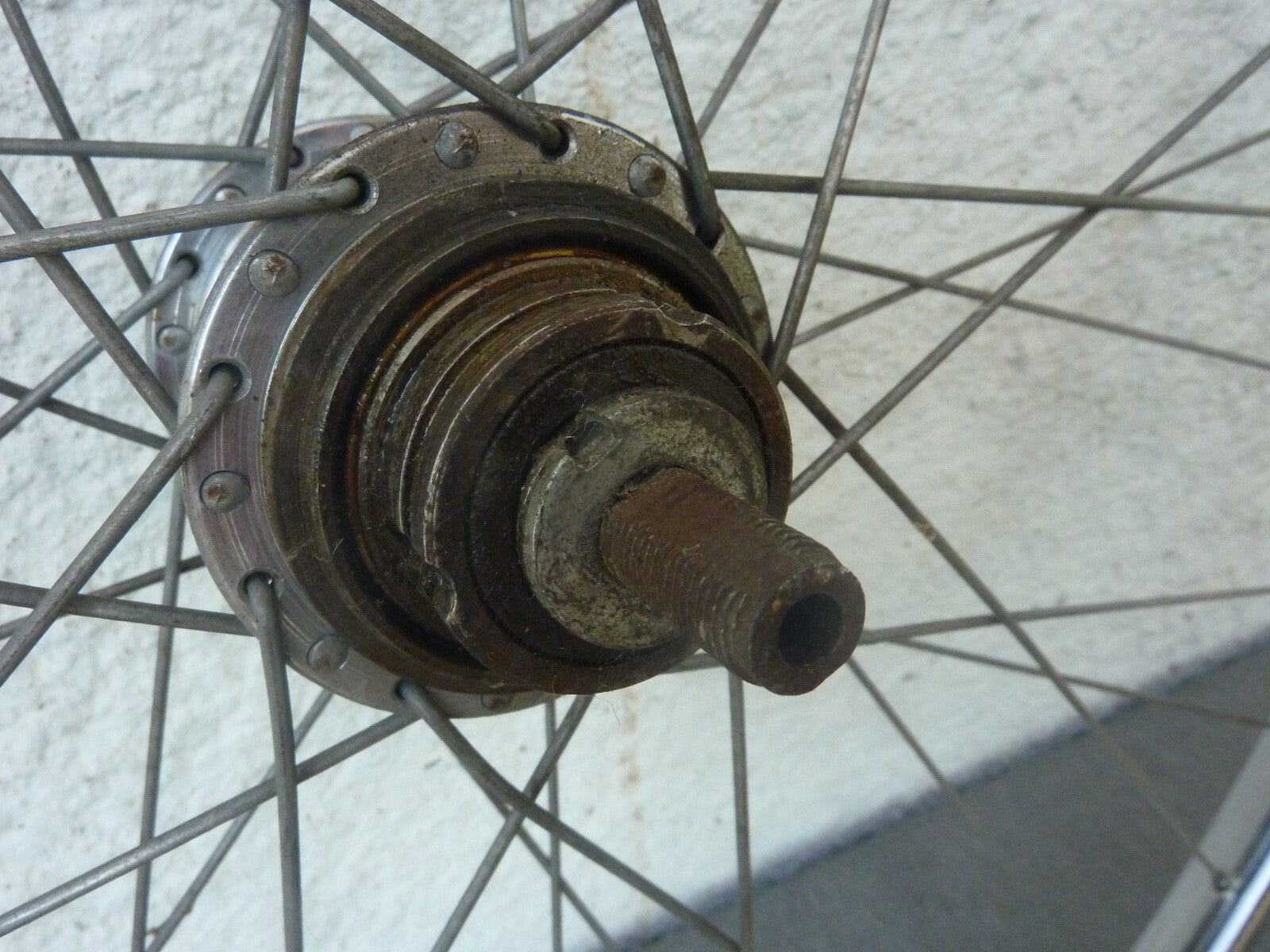 NOS roue jante Samir Saminox  moyeux 3V dreigang 415 torpedo sachs 700C