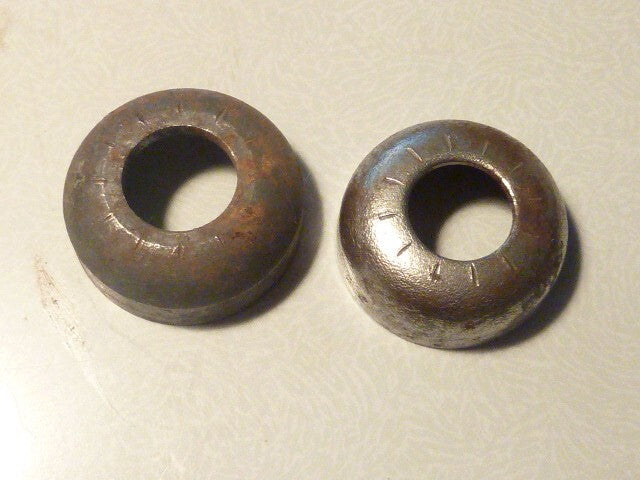 NOS NEU 2 Cuvettes moyeu acier ø 27 mm - NOS - Oldschool, Vintage coupelles