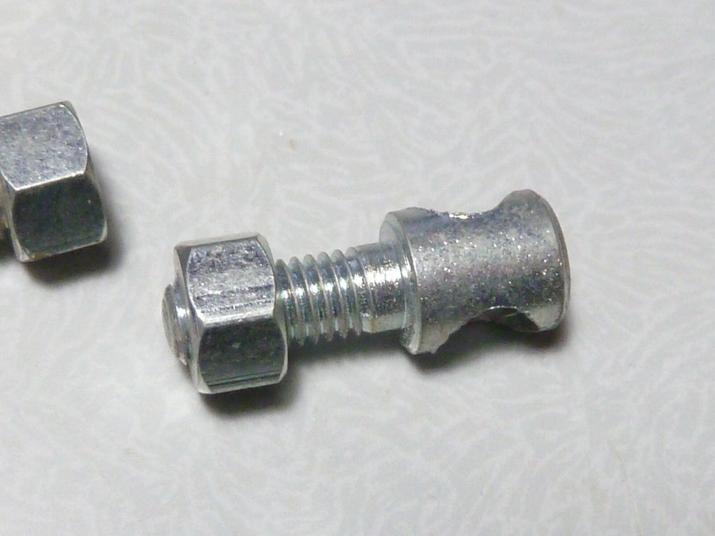 ✨ NOS 4 anciennes SERRE TRINGLE  L 22.2 X 8 X D 6mm POUR TRINGLE  6 mm VINTAGE✨