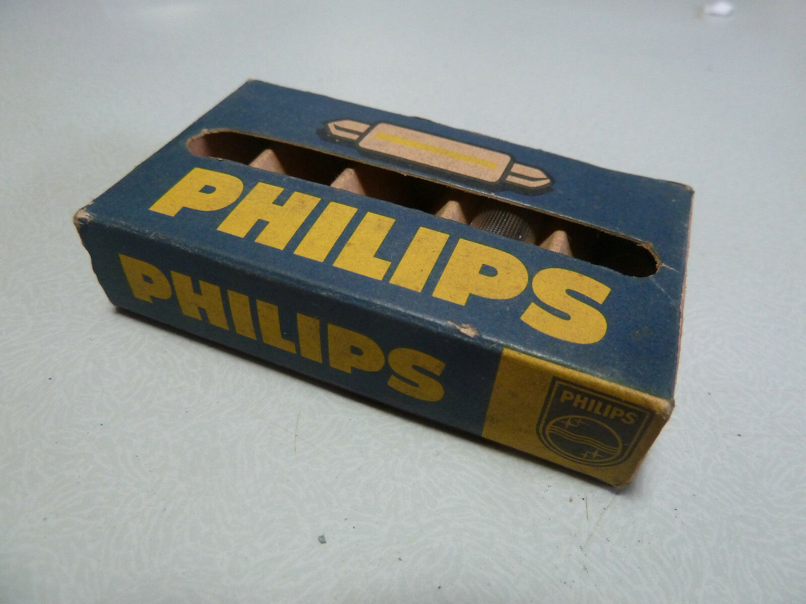 ✨ NOS Ampoule Philips éclairage vintage 12V 4W Navette 10x42 mm – Ancien stock ✨