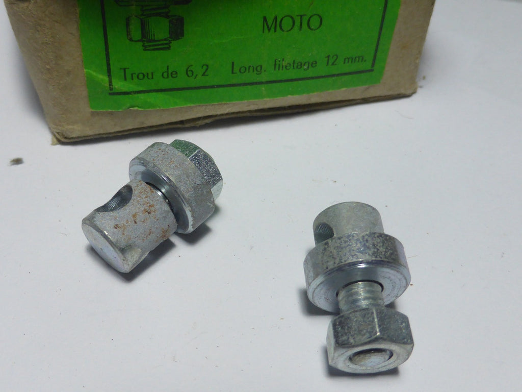 ALGI 2 Serre tringle câble garde boue vélo vis frein dérailleur vintage moto mob