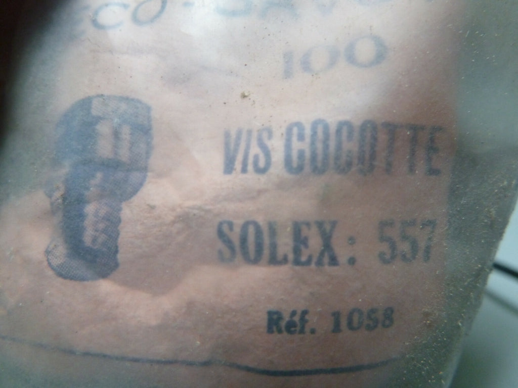 ✨ Lot de 2 vis poignée Solex – Deco-Savoy – 6 pans de 9 (6 x 100) – NOS ✨