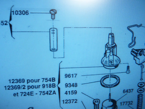 1 vis gurtner vis 10306 fixation de couvercle Peugeot 103 104