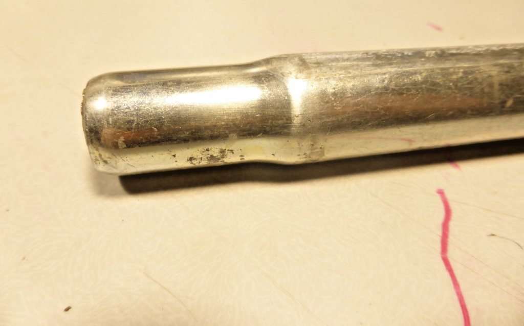 Tige de selle vélo 25 mm longueur 230 mm ancien stock velo vintage