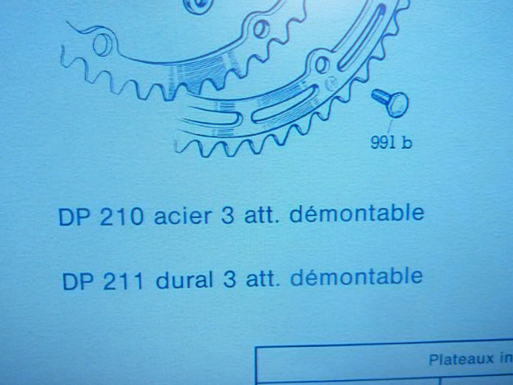 NOS SIMPLEX # 977-991 boulon cheminéé pedalier crankset screw