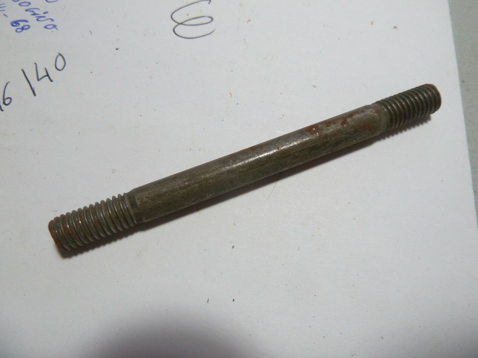 NOS neu 1 ancien vintage goujon moteur mobylette 94 mm M8x125