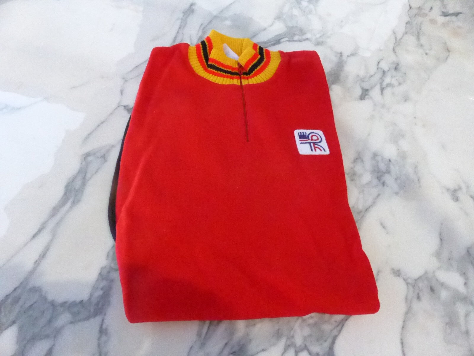 VINTAGE Maillot cycliste KOPA couleur BELGIQUE jersey shirt trikot