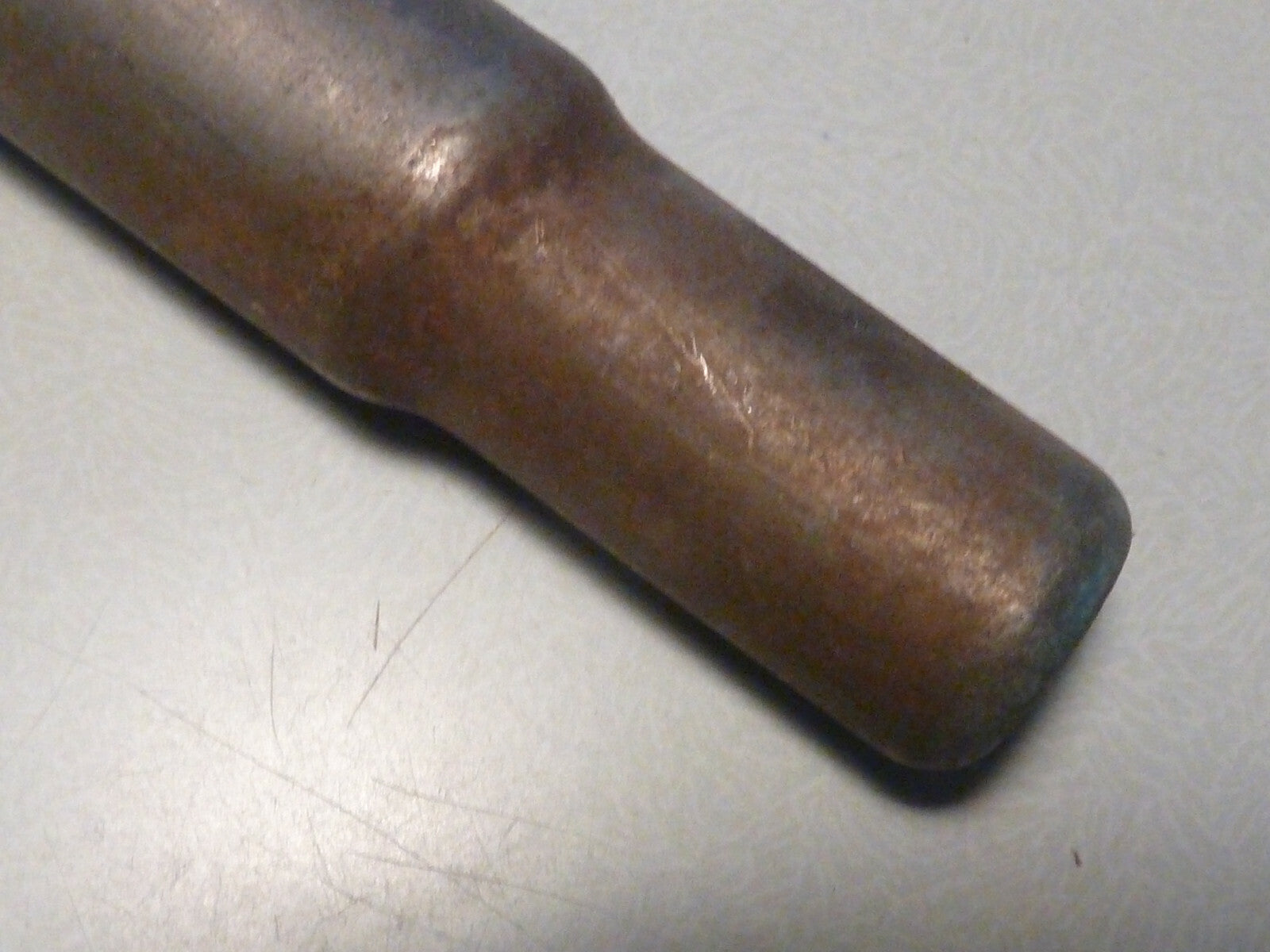 rare  tige tube de selle  25.2 mm vintage acier  113 gr  L 145 mm