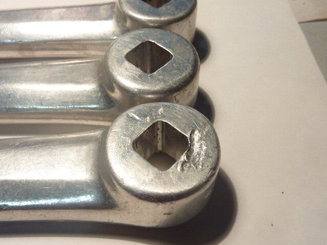3 manivelles Pédalier vintage CW  170 mm  9/16 manivele gauche