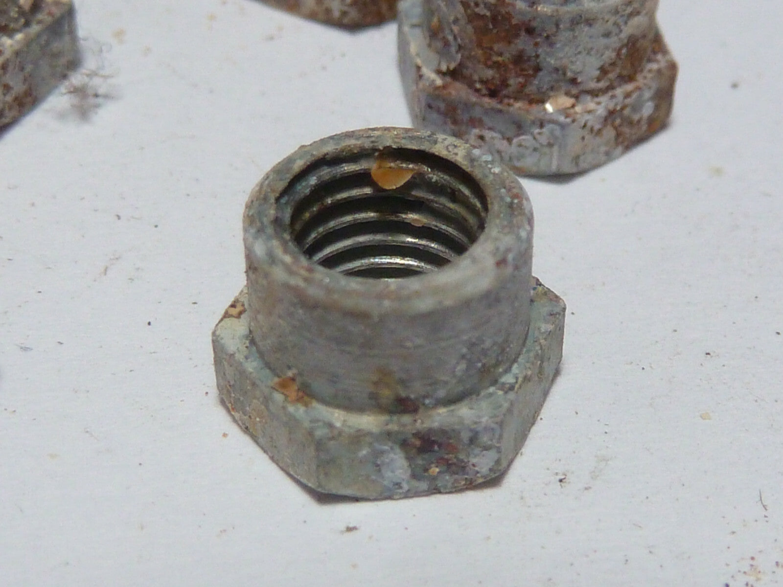 6  boulons tension chaine écrou de tendeur écrou couronne pédalier vélo vintage