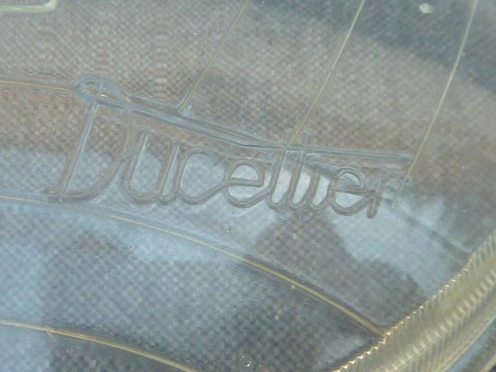 NOS VERRE DE PHARE BOMBE EUROCOD DUCELLIER 158 /416 PEUGEOT DIAMETRE 183mm