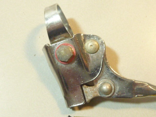 NOS 1 leviers poignées droit manchons vélo  vintage
