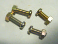 ✨ NOS Set Shimano Positron 4 Vis + Écrou Acier Doré Vintage  Ancien Stock ✨