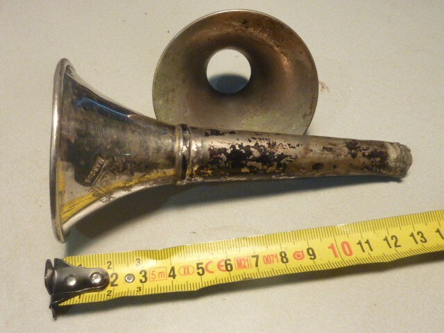 ancien embout Vintage   Bell sonnette clairon trompette marque déposé