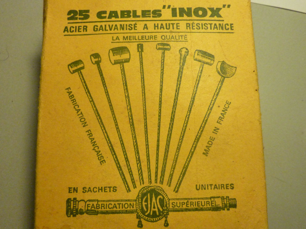 NOS Ejac CÂBLE inox dérailleur 1. 2 M  simplex huret PEUGEOT  MOTOBECAne gitane