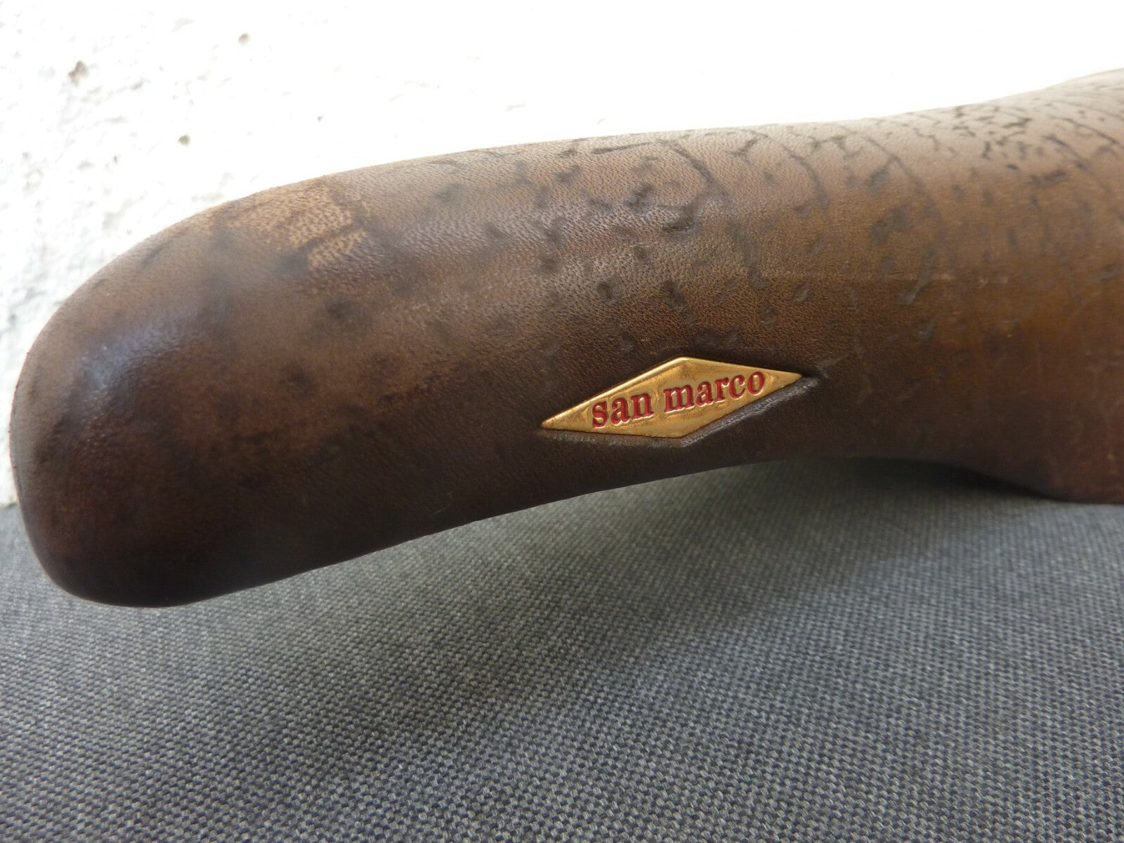EROICA  Selle San Marco Rolls Cuir zébré Vintage course 1991