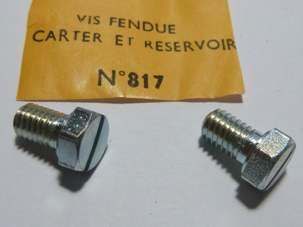NOS 3 écrou fendue 6 pans de 9 (6/100)  Solex