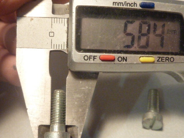 NOS 2 Vis  poignée tète fendue ancien stock