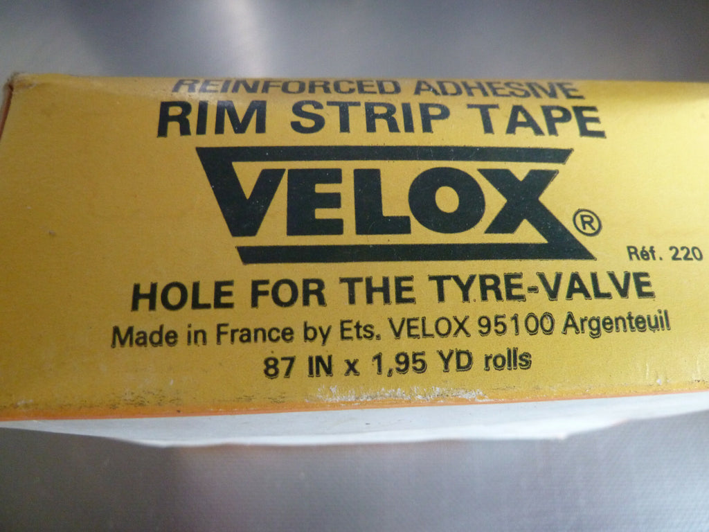 ✨vintage 2 Fond  jante Velox 22 mm coton vélo route cyclotouriste rim strip tape