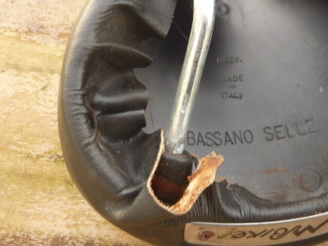 Bassano SELLE  VINTAGE MBIKE Saddle Made in Italie