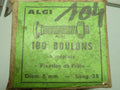 ✨ NOS Lot 2 Vis ALGI M5 Tête Bombée à Méplat Vélo Peugeot / Motobécane Vintage✨