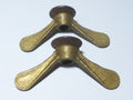 ✨ 2 Écrous Papillon Vélo Ancien laiton  Wing Nuts 9 mm Vintage✨
