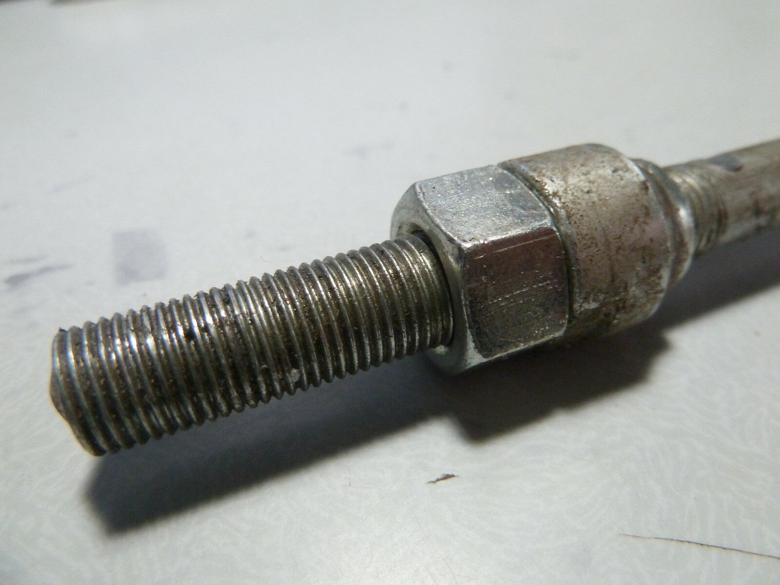NOS vintage axe moyeux roue 9.5 mm L 163 mm cone de 16.5 mm