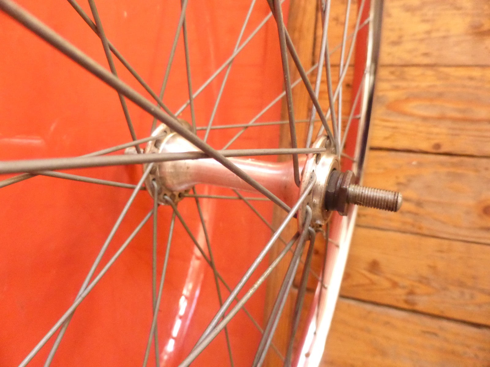 ✨ NOS  Roue avant Vélo Vintage SAMIR 650B Saminox 1982 – Moyeu Maillard✨