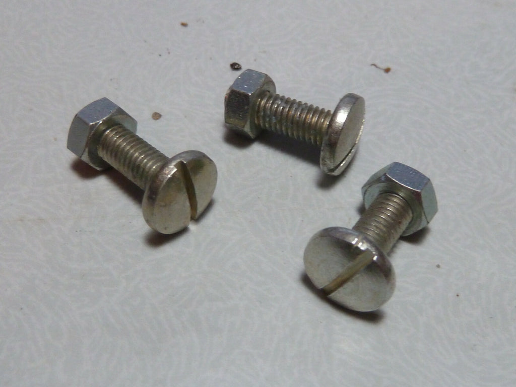 ✨ Lot 3 Vis Fendue + Écrou 6 Pans – Solex / Vélo / Mobylette – Vintage 🚲