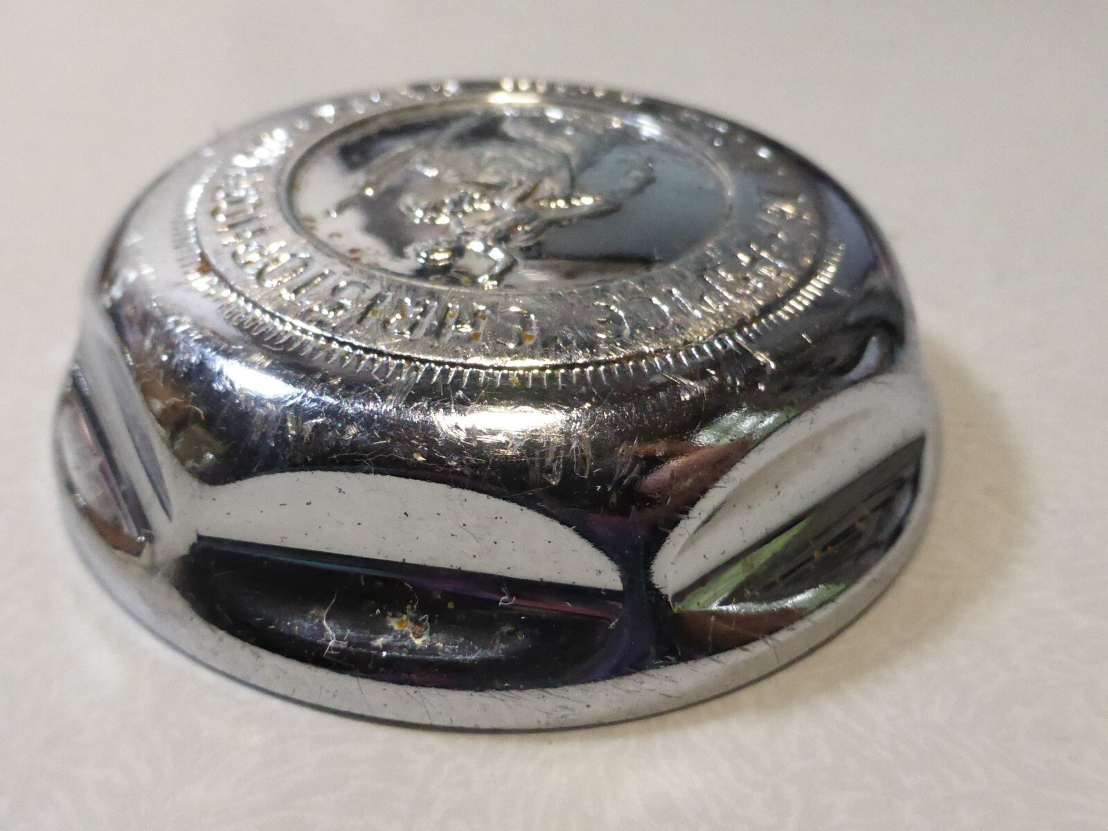 ancienne cloche de Sonnette  vintage timbale timbre Bell cycles saint Christophe