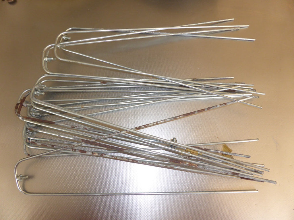 ✨ NOS lot 16 tringles de garde boue 350 mm Ø 3.5 mm acier vélo vintage 45 mm✨