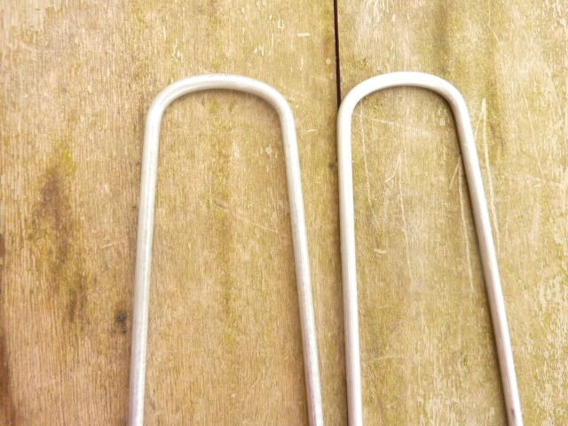✨ NOS 2 tringle de garde boue 380 mm Ø 4,9 mm aluminium  vélo vintage alu✨