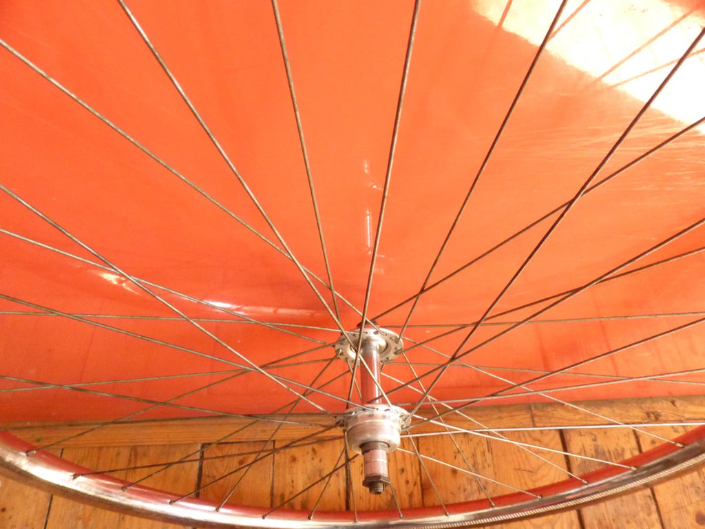 ✨ NOS Roue arrière velo vintage 700C (622) – SAMIR SAMINOX 1984 ✨