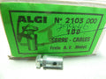 NOS neu 1 Serre-cables ᴓ6 Algi 11mm ancien stock frein Avant Mobylette Peugeot