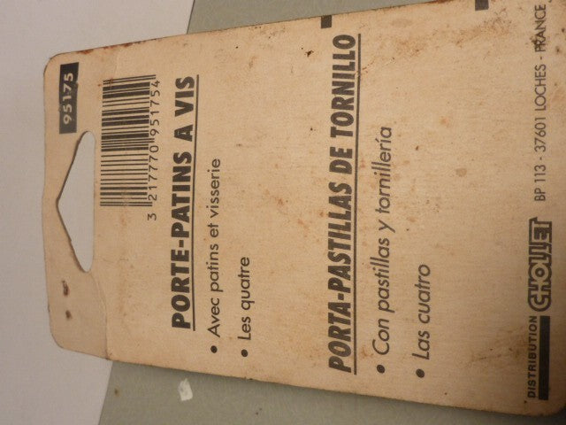 OLD BIKE NOS  lot de 4 PATINS DE FREINS  vintage brake pads
