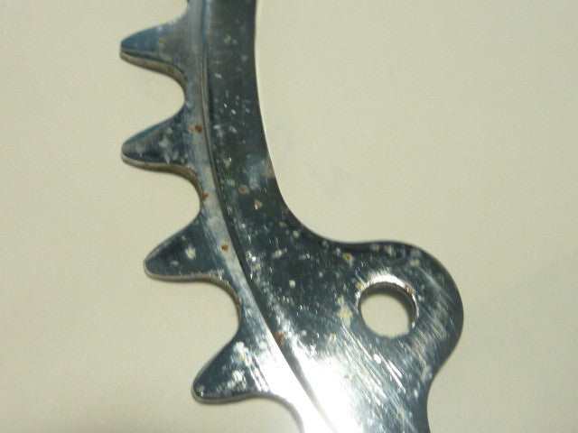 vintage CHAINRING  - 40 - Plateau acier chromé trous de Ø 5 mm