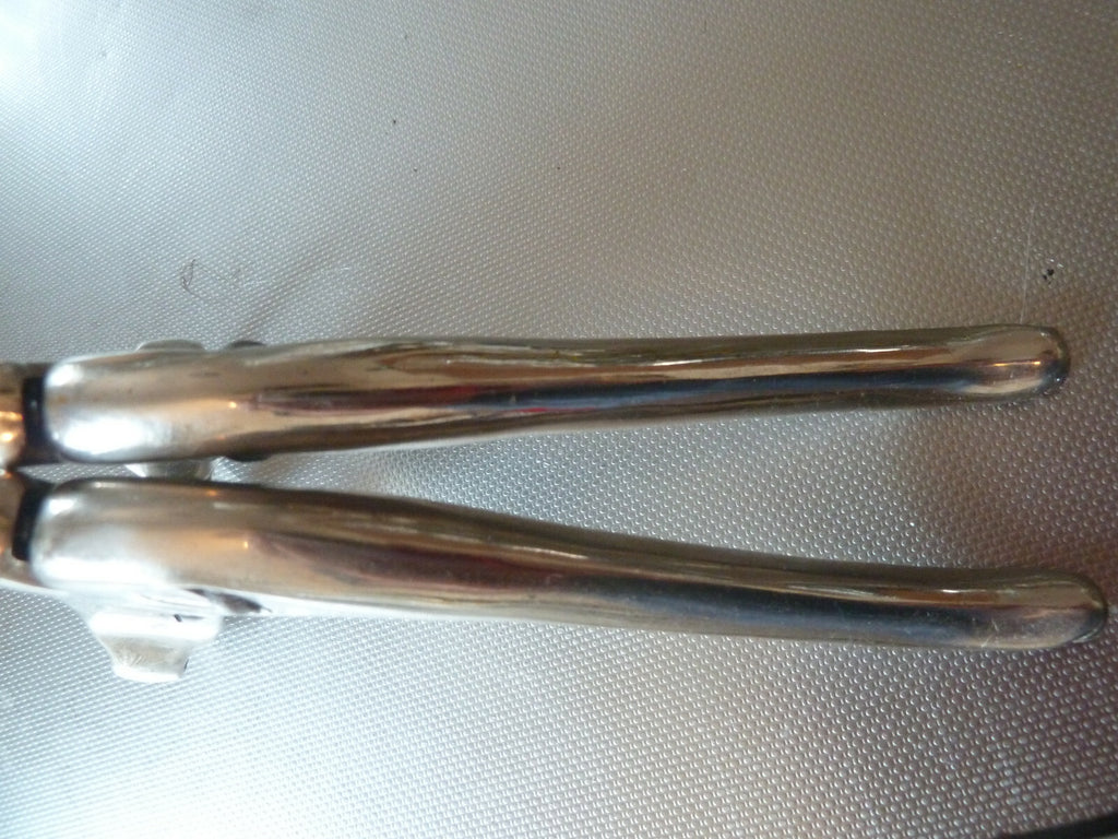 NOS neu rare superbes Poignées leviers de vélo alliage et acier  cyclomoteur